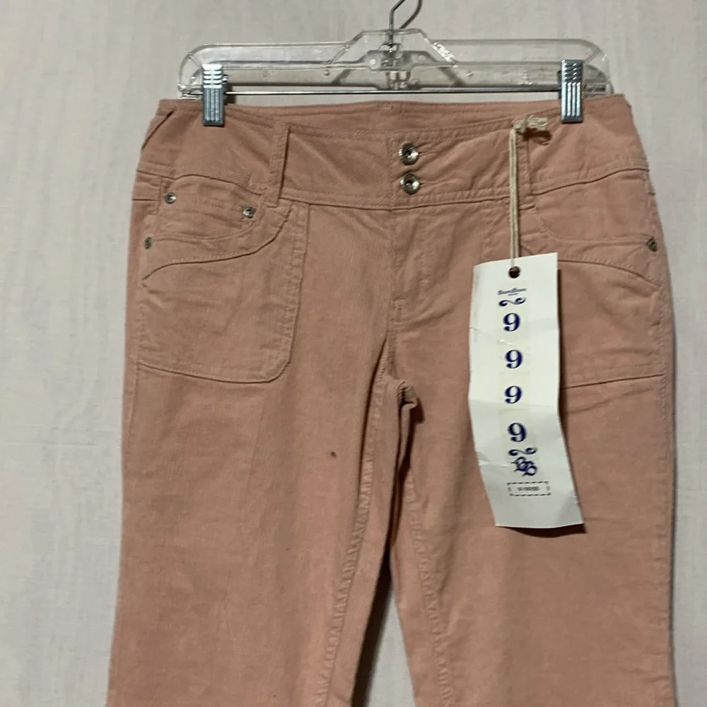 Boom Boom Jeans Light Pink Corduory Boot Cut Jeans - Picture 2 of 6